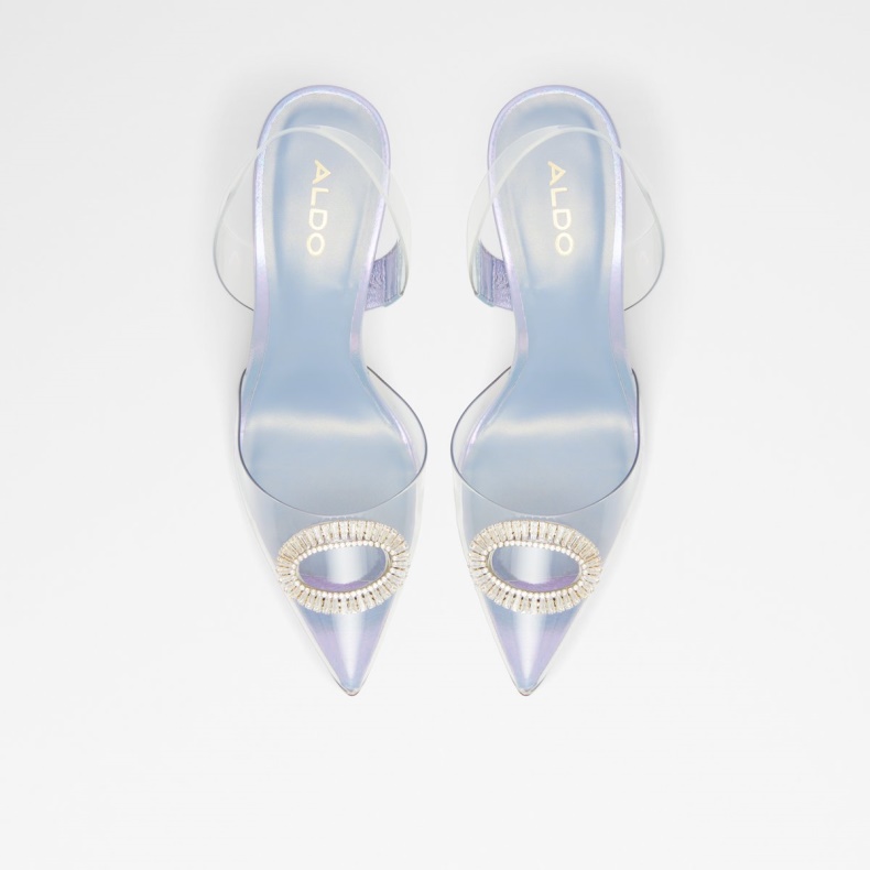 Aldo Fashion Cheers Slynge Tilbage Højhælet Lilla