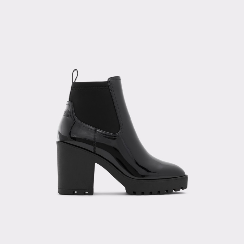 Aldo Fashion Chetta Chelsea Boot Lug Sål Sort Syntetisk