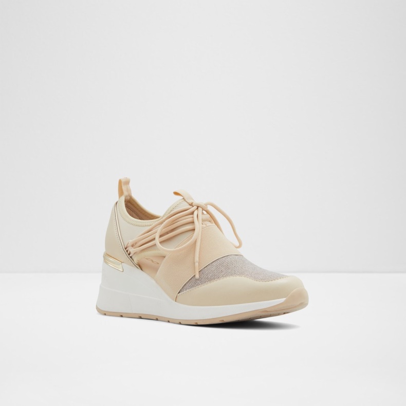 Mode Mellembeige Lav Lager Chiara Sneaker Kilehæl Aldo