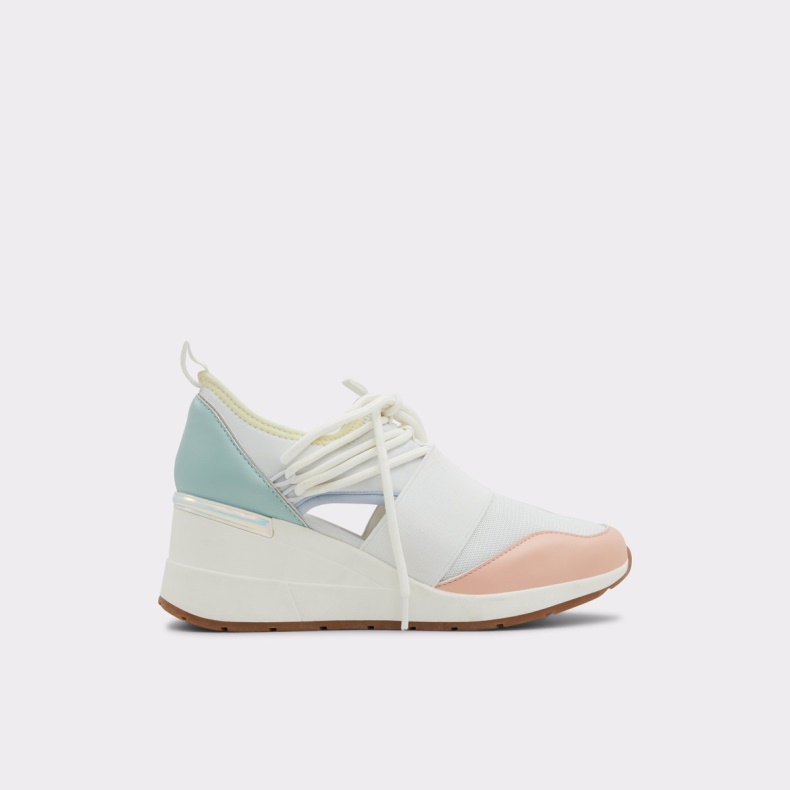 Mode Aldo Pastel Multi Chiara Sneaker Kilehæl