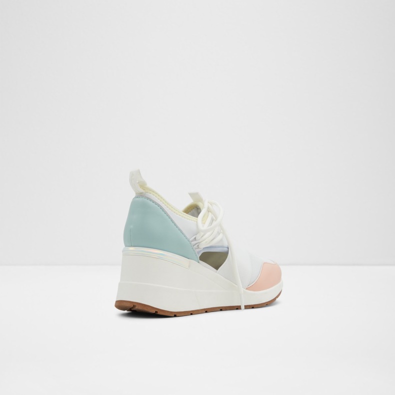 Mode Aldo Pastel Multi Chiara Sneaker Kilehæl