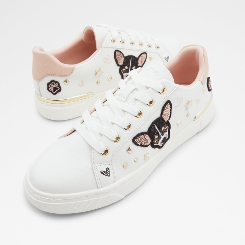 Hvid Aldo Fashion Chicou Lav Top Sneaker Cup Sål