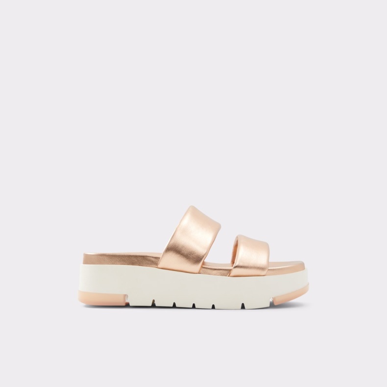 Cirea Kile Sandal Flad Aldo Mode Rosa Guld