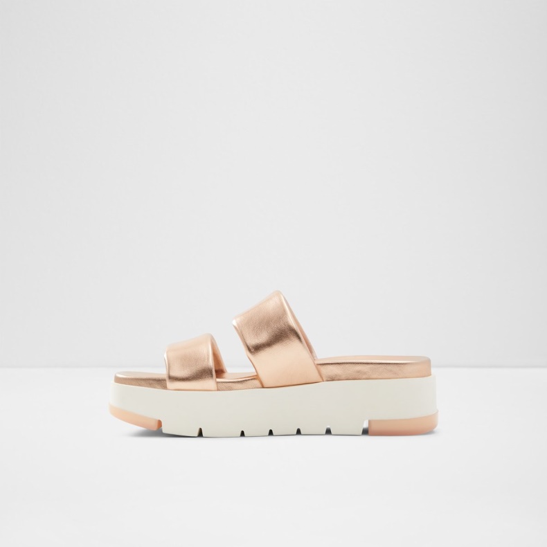Cirea Kile Sandal Flad Aldo Mode Rosa Guld