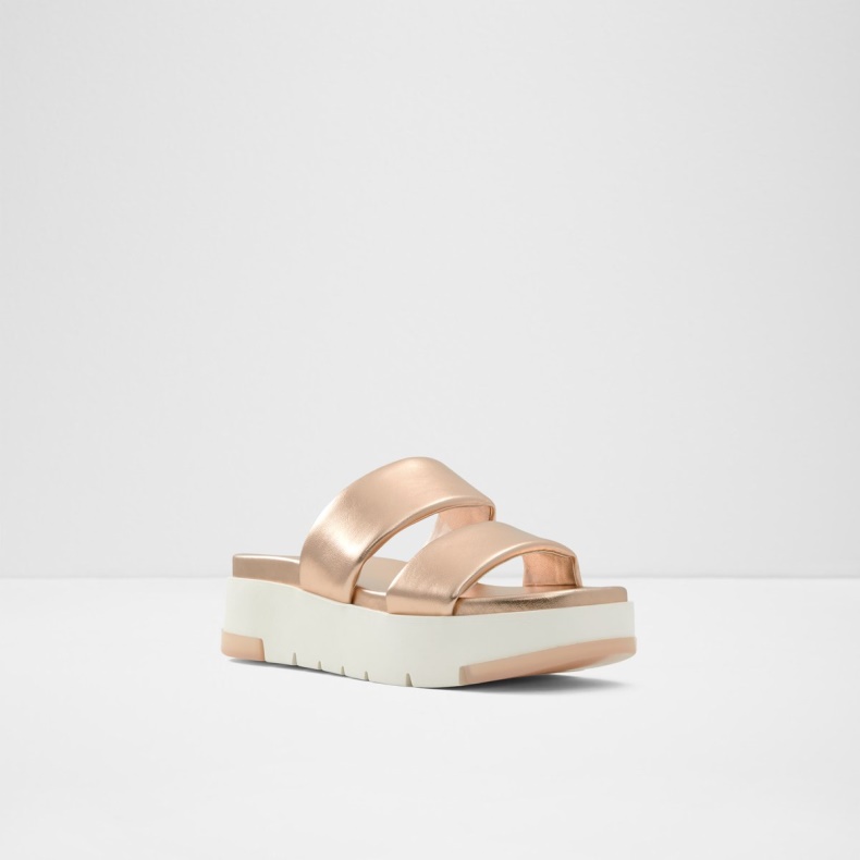 Cirea Kile Sandal Flad Aldo Mode Rosa Guld