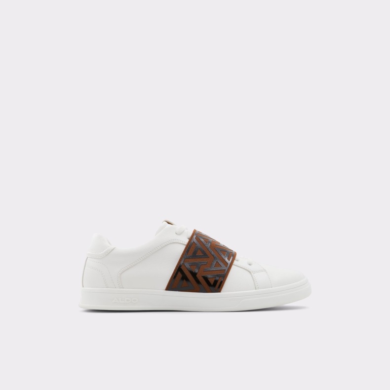 Mode Aldo Hvid Syntetisk Glat Coppio Lav Top Sneaker