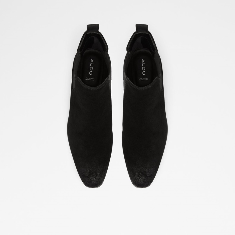 Mode Aldo Sort Snor Chelsea Støvle