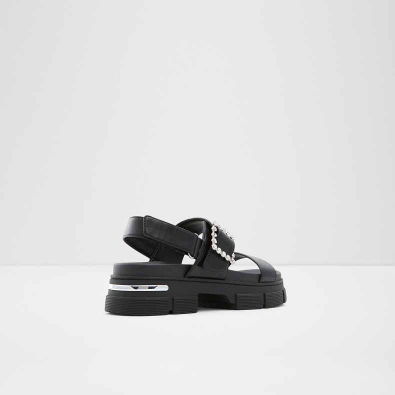 Corinne Flad Sandal Lug Sål Aldo Fashion Sort