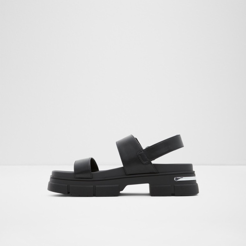 Corinne Flad Sandal Lug Sål Aldo Fashion Sort