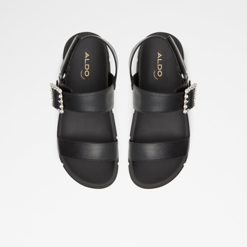 Corinne Flad Sandal Lug Sål Aldo Fashion Sort