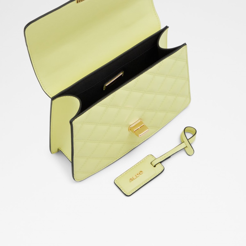 Fashion Aldo Lysegul Bomuldstaske Med Tophåndtag