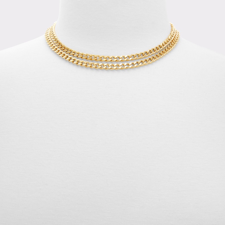 Ny Ankomst Kuplet Halskæde Guld Aldo Mode