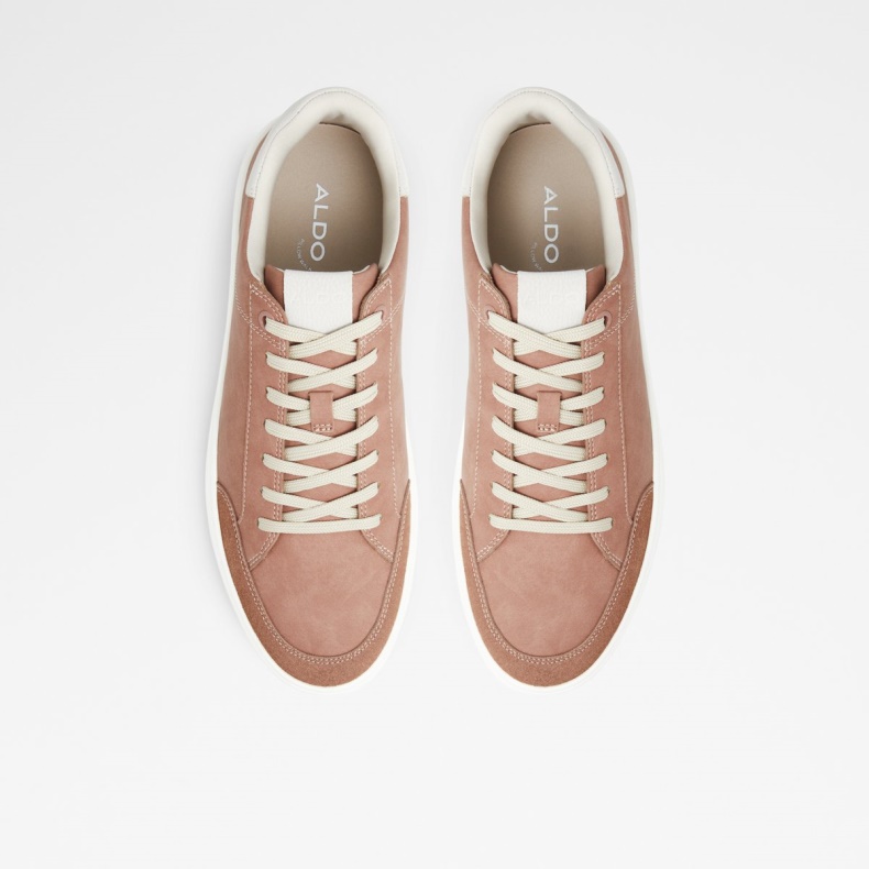 Aldo Fashion Medium Beige Courtspec Lav Top Sneaker Cup Sål