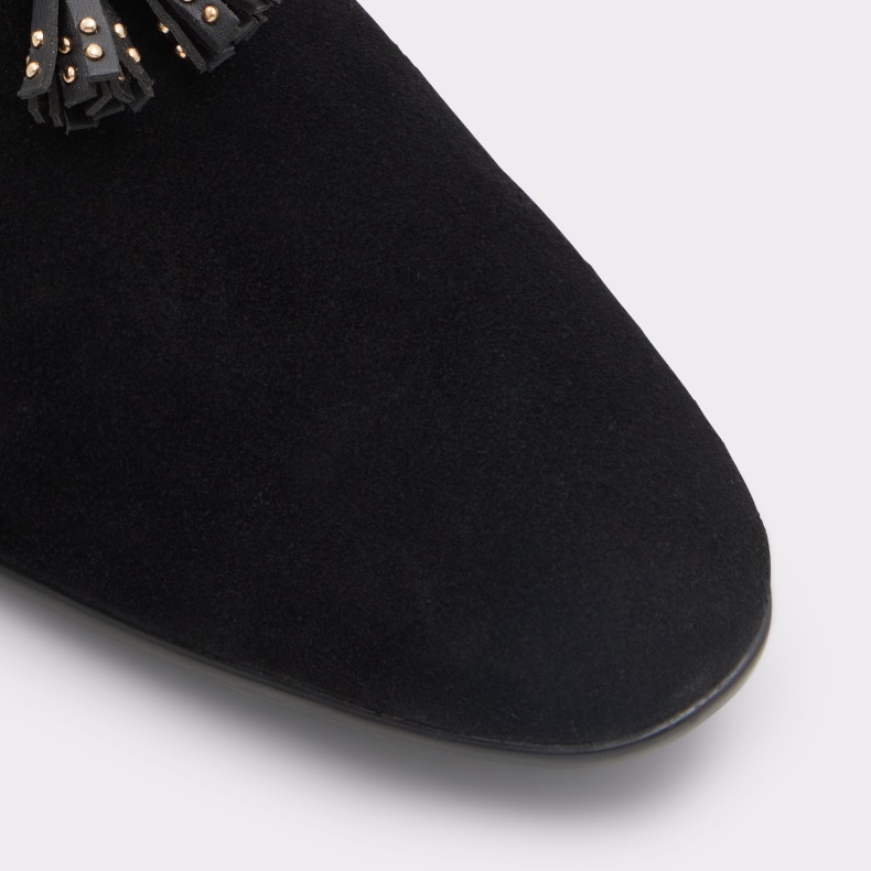 Aldo Mode Ny Ankomst Croham Loafer Sort Læder