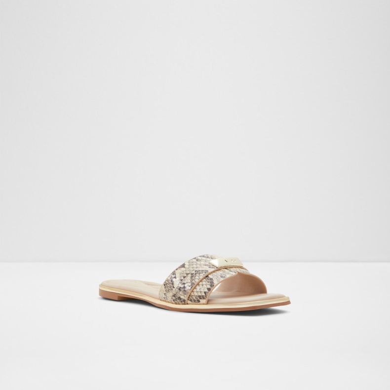 Darine Slide Sandal Mode Aldo Naturlig