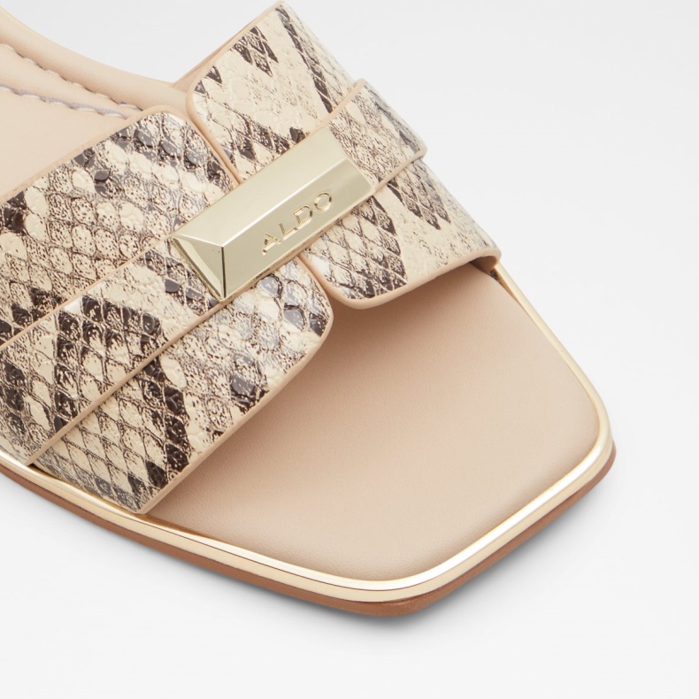 Darine Slide Sandal Mode Aldo Naturlig