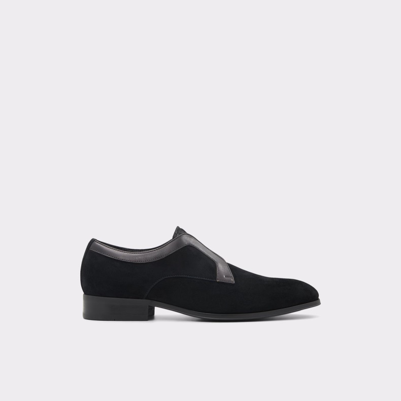 Aldo Fashion Ny Ankomst Debussy Slip-on Sort Læder