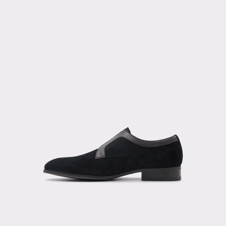 Aldo Fashion Ny Ankomst Debussy Slip-on Sort Læder