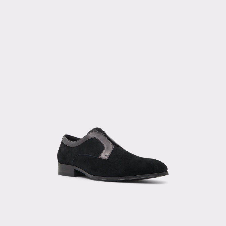 Aldo Fashion Ny Ankomst Debussy Slip-on Sort Læder