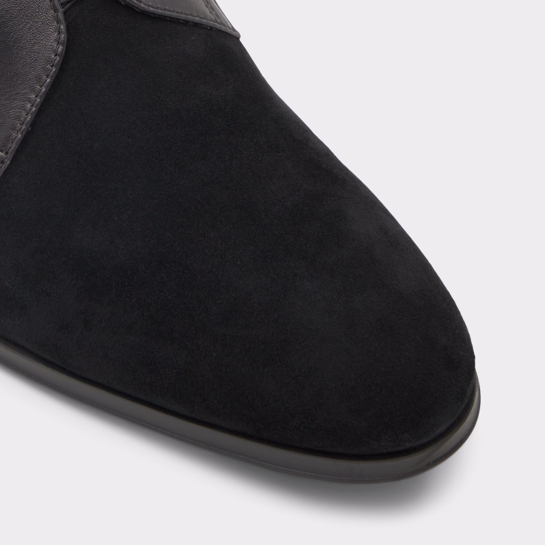Aldo Fashion Ny Ankomst Debussy Slip-on Sort Læder
