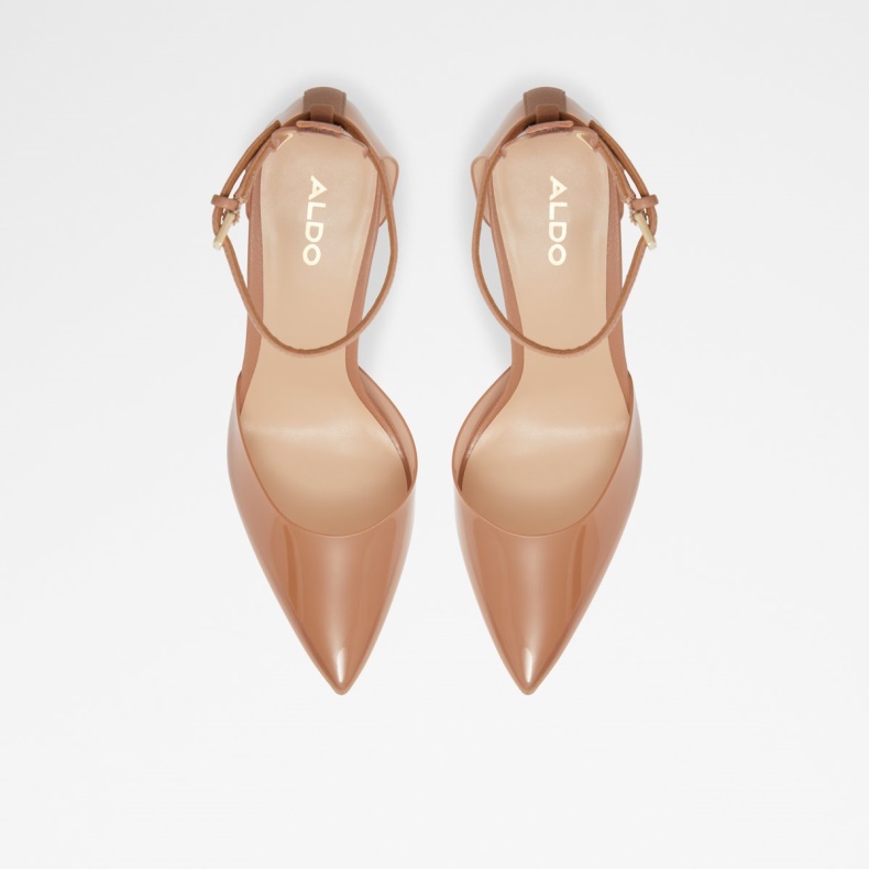 Aldo Fashion Deedee Strappy Hæled Sko Kop Sål Knogle
