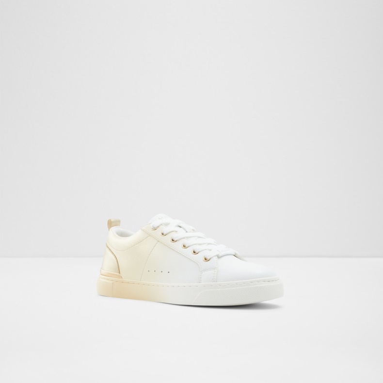 Aldo Gold-clear Multi Syntetisk Satin Mode Dilathielle Lav Top Sneaker