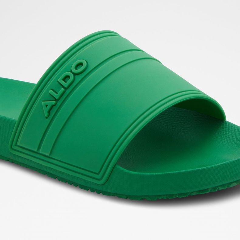 Aldo Grøn Syntetisk Gummi Fashion Dinmore Glidesandaler
