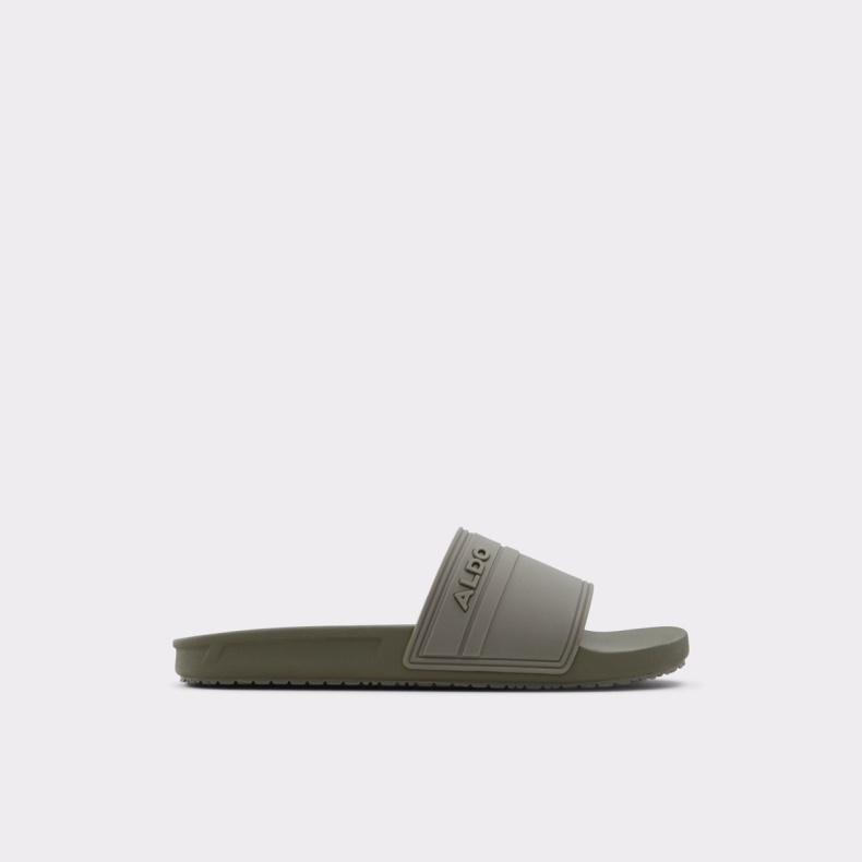 Mode Grøn Syntetisk Gummi Dinmore Slide Sandal Aldo