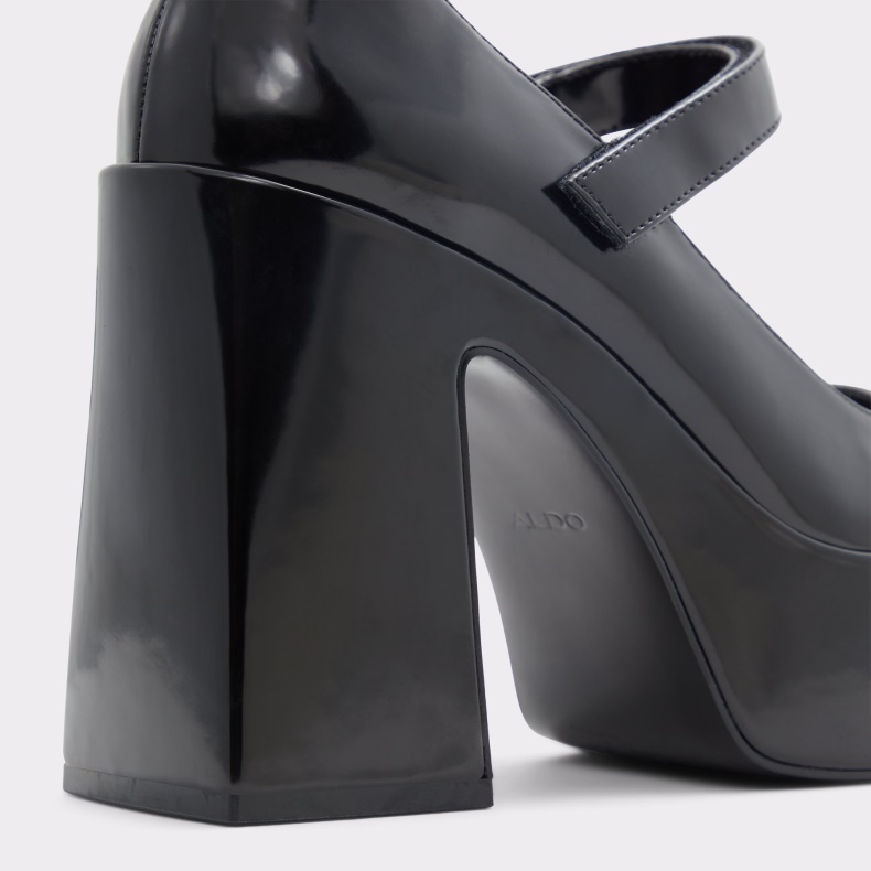 Sort Aldo Mode Dorothee Heeled Mary Janes Platform