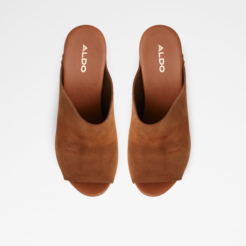 Brun Mode Aldo Drenania Hælet Muldyr Platform