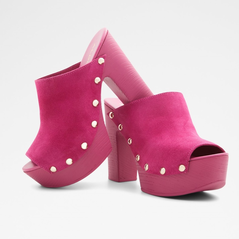 Drenania Hælet Muldyr Platform Aldo Fashion Pink