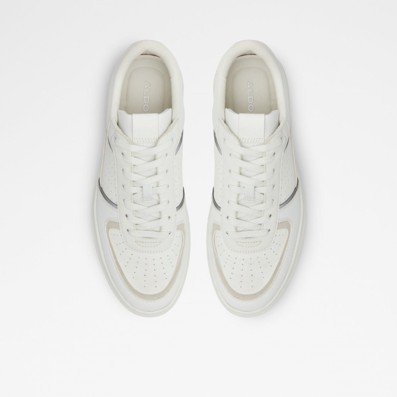 Hvid Syntetisk Perf Aldo Mode Drishtia Lav Top Sneaker