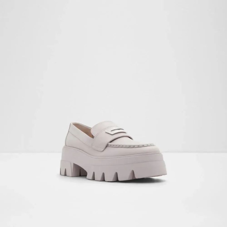 Fashion Aldo Andre Grå Grandwalk Kvinders Lug Sole Penny Loafer