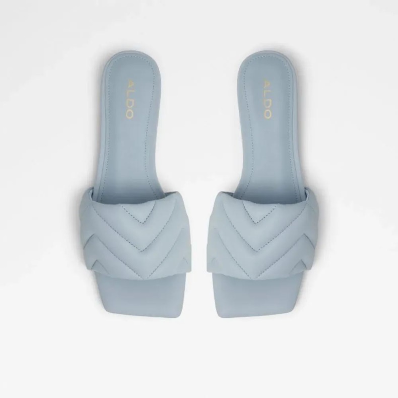 Lyseblå Moniq Kvinders Flade Sandal Fashion Aldo