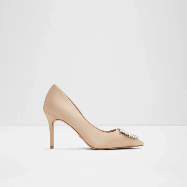 Aldo Fashion Bone Platine Stiletpumpe Til Kvinder