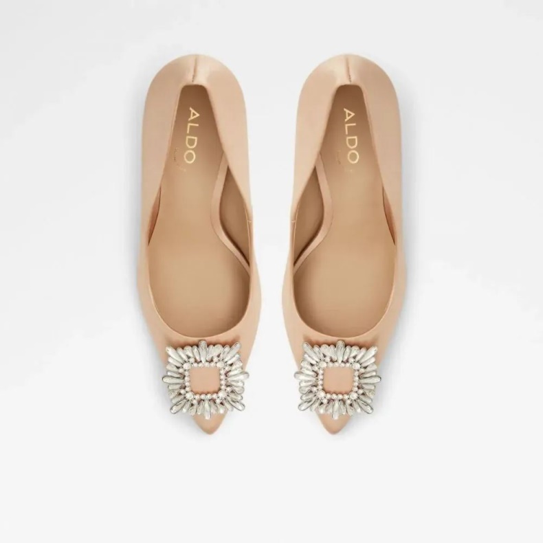 Aldo Fashion Bone Platine Stiletpumpe Til Kvinder