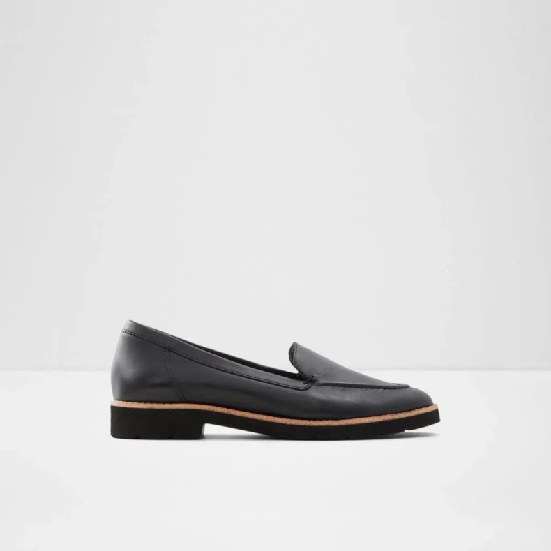 Sort Rheildanflex Dame Slip On Loafer Fashion Aldo