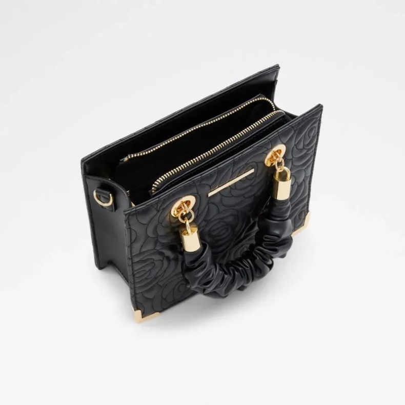 Sort Aldo Fashion Rosella Håndtaske Til Kvinder Med Tophåndtag