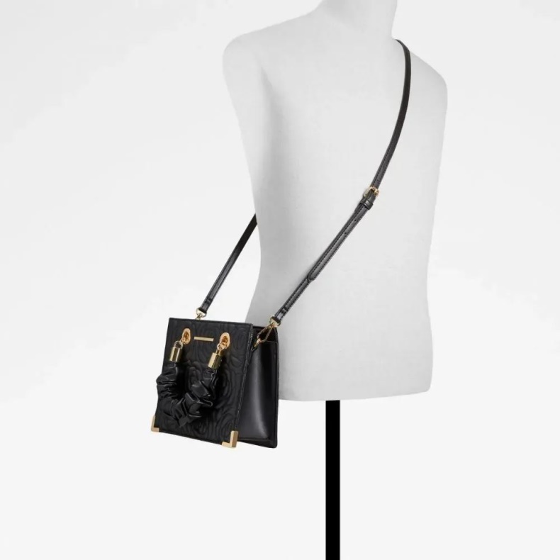 Sort Aldo Fashion Rosella Håndtaske Til Kvinder Med Tophåndtag