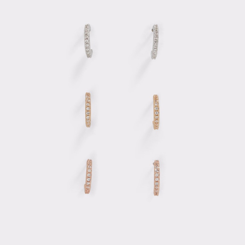 Mode Aldo Sidste Chance Elaryan Hoop øreringe Metallic Multi