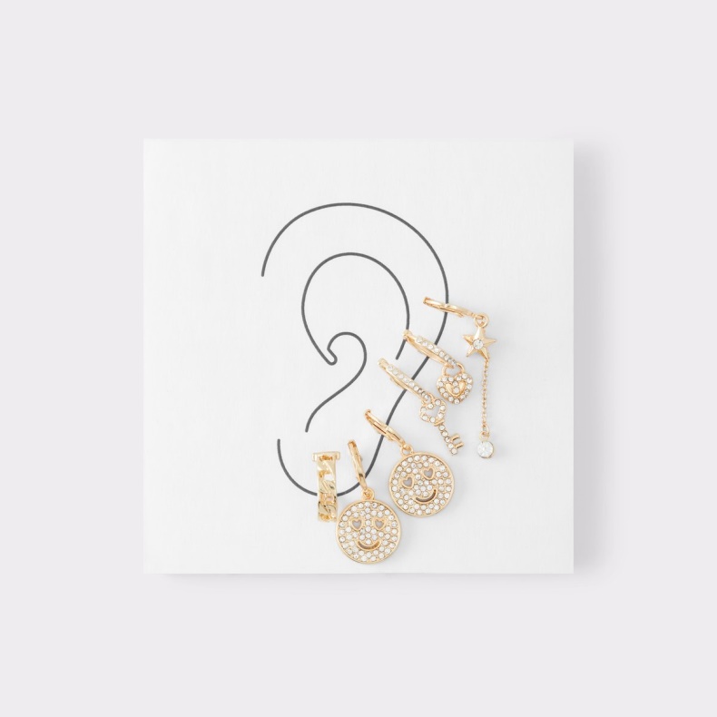 Sidste Chance Elbenaraen øreringe Mode Aldo Guld-klar Multi