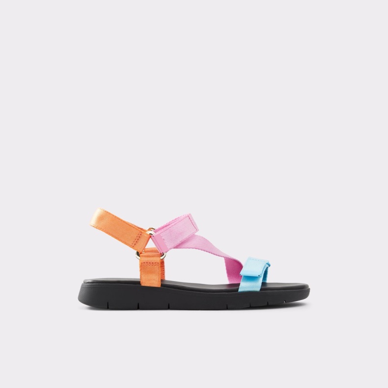 Aldo Bright Multi Fashion Eoweniel Flad Sandal Med Stropper