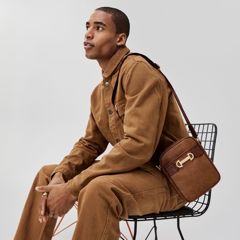 Cognac Etude Crossbody Taske Fashion Aldo