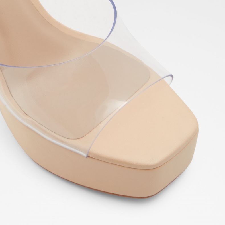 Fashion Clear Faraah Højhælet Sandal Blokhæl Aldo