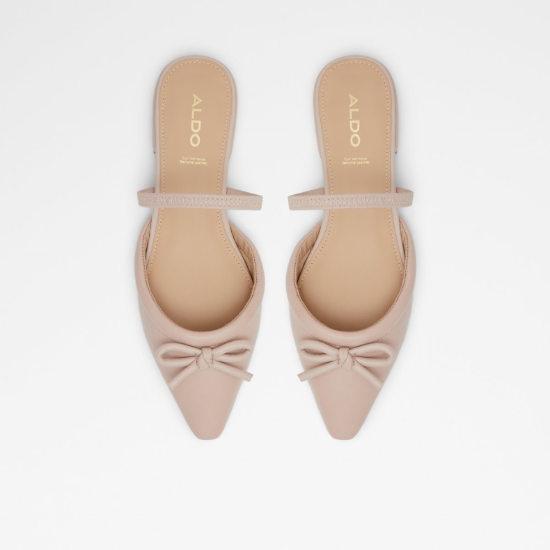 Faralaegyn Mule Ballerina Blokhæl Aldo Mode Lys Pink