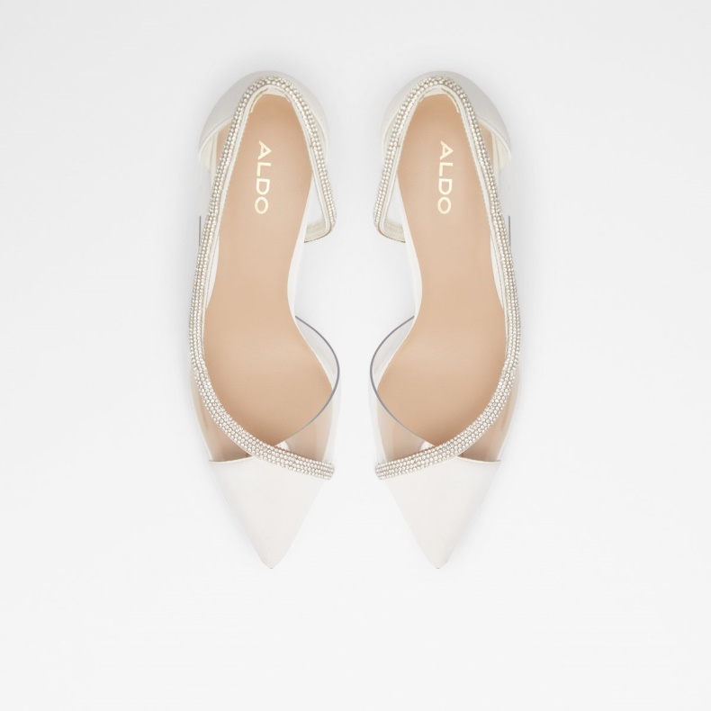 Mode Hvid Aldo Fibeth Højhælet Sko Stilethæl