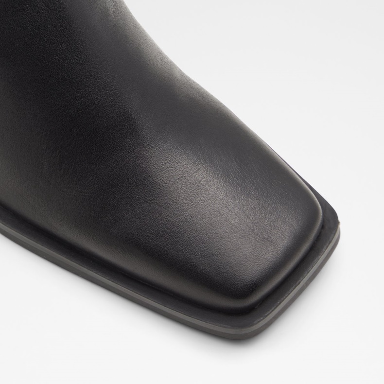 Sort Aldo Mode Føl Chelsea Støvle