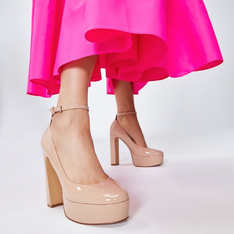 Aldo Fashion Bone Ny Ankomst Fonda Ankelrem Hælsko Plateforme