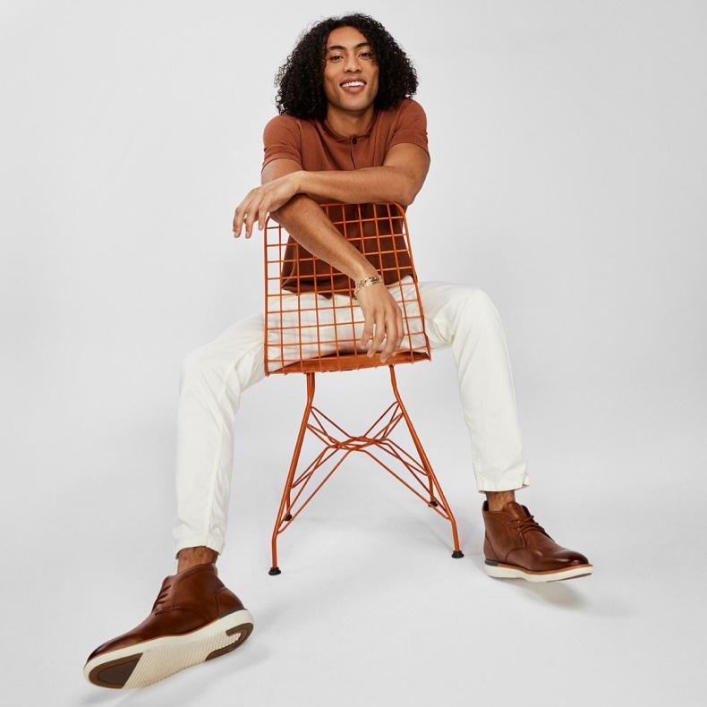 Cognac Forestgrip Oxford Sko Aldo Mode