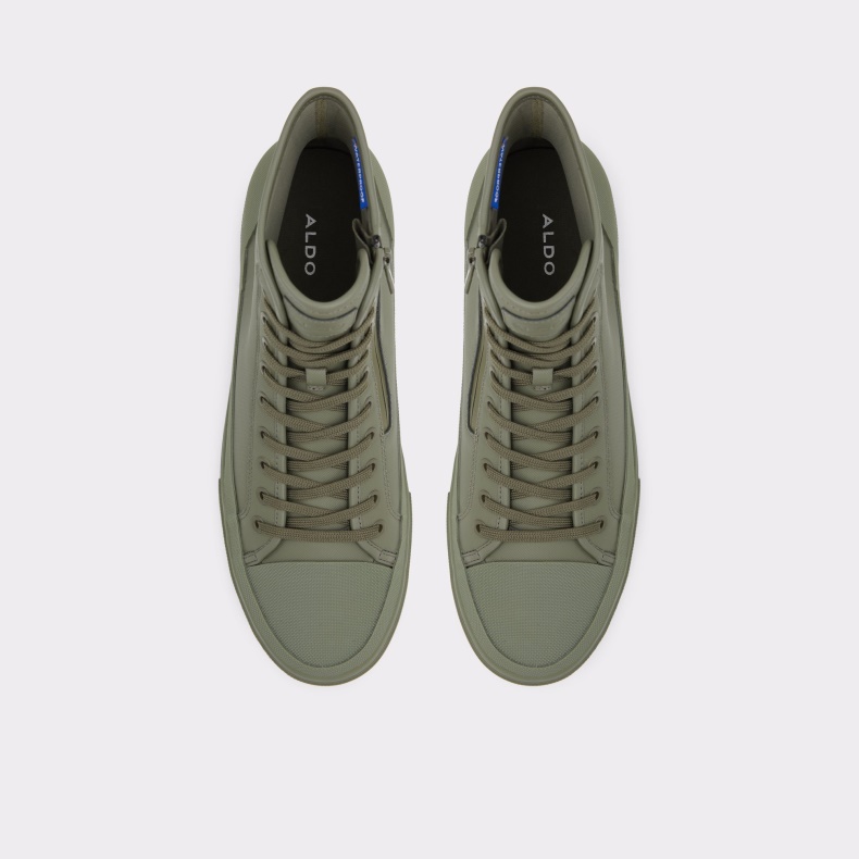 Aldo Fashion Khaki Ny Ankomst Freesole Lav Top Sneaker Cup Sål